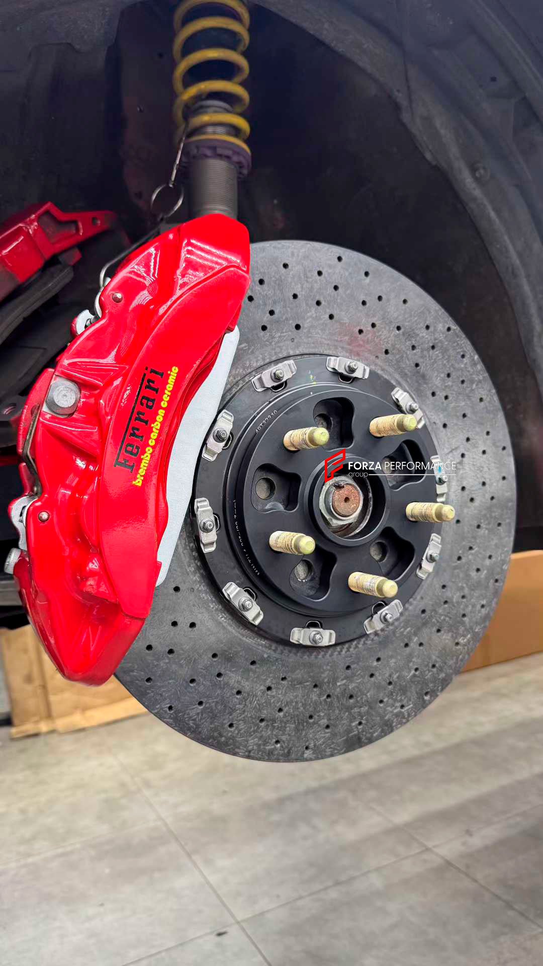 We manufacture premium quality carbon ceramic brakes discs rotors for HONDA CIVIC TYPE R FK2 2015 - 2017 in any size

Specification:

Genuine Ferrari Brembo Brakes 6 Pot Front Brake Calipers
Genuine Ferrari Brembo 49T27610 Front disc: 398 mm

Material: Carbon Ceramic ( C / SiC) rings, Aluminium hat / bell

Includes: Carbon ceramic brake disсs / rotors, brake pads, brackets for calipers, hoses.

BRAKE DISCS ROTORS CAN BE MADE FOR YOUR CAR IN ANY SIZE AND UPGRADED FROM IRON / STEEL DISCS TO CARBON CERAMIC

PL