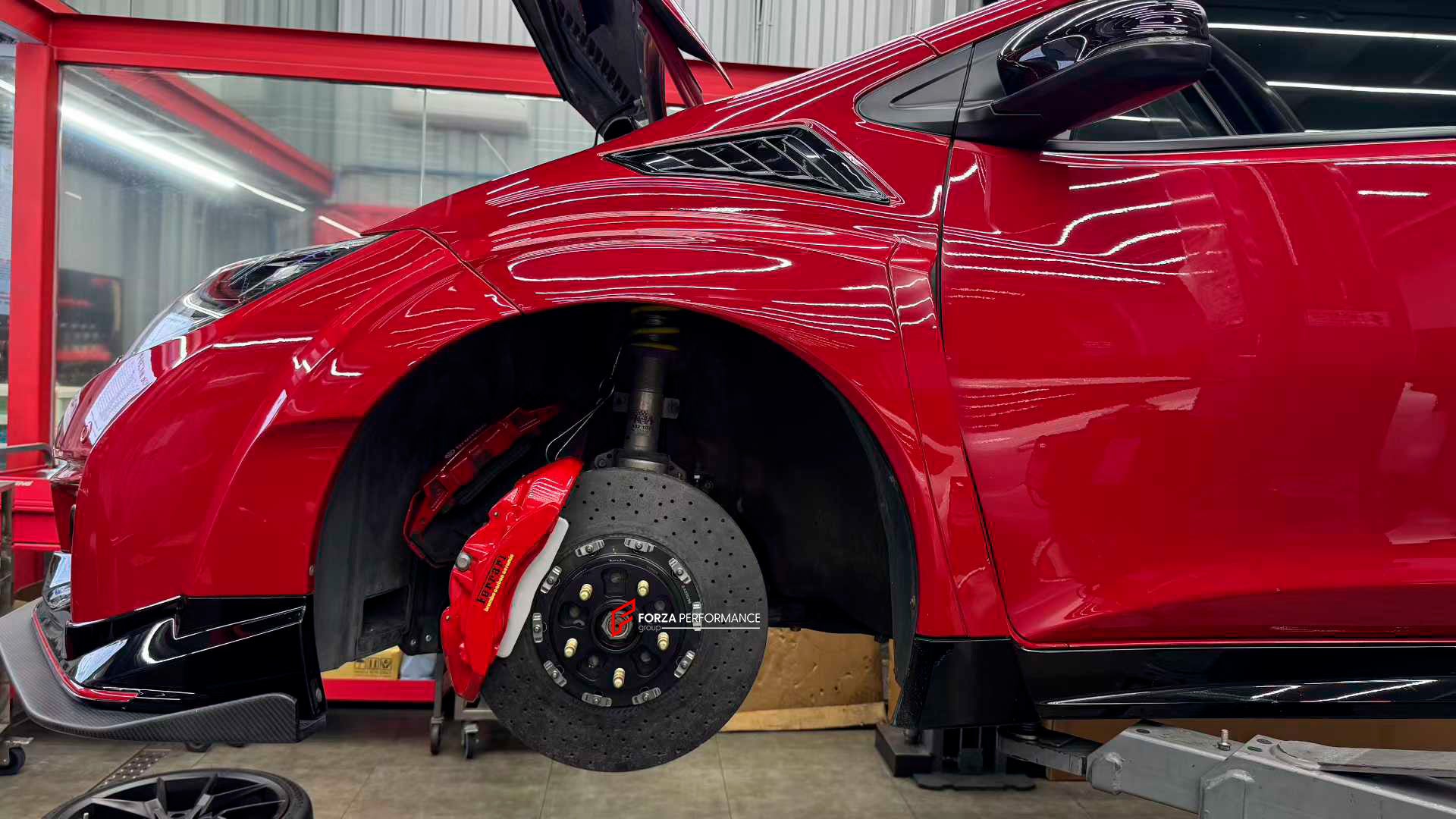 We manufacture premium quality carbon ceramic brakes discs rotors for HONDA CIVIC TYPE R FK2 2015 - 2017 in any size

Specification:

Genuine Ferrari Brembo Brakes 6 Pot Front Brake Calipers
Genuine Ferrari Brembo 49T27610 Front disc: 398 mm

Material: Carbon Ceramic ( C / SiC) rings, Aluminium hat / bell

Includes: Carbon ceramic brake disсs / rotors, brake pads, brackets for calipers, hoses.

BRAKE DISCS ROTORS CAN BE MADE FOR YOUR CAR IN ANY SIZE AND UPGRADED FROM IRON / STEEL DISCS TO CARBON CERAMIC

PL