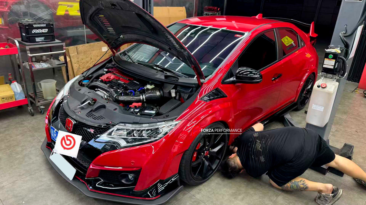 We manufacture premium quality carbon ceramic brakes discs rotors for HONDA CIVIC TYPE R FK2 2015 - 2017 in any size

Specification:

Genuine Ferrari Brembo Brakes 6 Pot Front Brake Calipers
Genuine Ferrari Brembo 49T27610 Front disc: 398 mm

Material: Carbon Ceramic ( C / SiC) rings, Aluminium hat / bell

Includes: Carbon ceramic brake disсs / rotors, brake pads, brackets for calipers, hoses.

BRAKE DISCS ROTORS CAN BE MADE FOR YOUR CAR IN ANY SIZE AND UPGRADED FROM IRON / STEEL DISCS TO CARBON CERAMIC

PL
