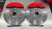 We manufacture premium quality carbon ceramic brakes discs rotors for HONDA CIVIC TYPE R FK2 2015 - 2017 in any size

Specification:

Genuine Ferrari Brembo Brakes 6 Pot Front Brake Calipers
Genuine Ferrari Brembo 49T27610 Front disc: 398 mm

Material: Carbon Ceramic ( C / SiC) rings, Aluminium hat / bell

Includes: Carbon ceramic brake disсs / rotors, brake pads, brackets for calipers, hoses.

BRAKE DISCS ROTORS CAN BE MADE FOR YOUR CAR IN ANY SIZE AND UPGRADED FROM IRON / STEEL DISCS TO CARBON CERAMIC

PL