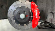 We manufacture premium quality carbon ceramic brakes discs rotors for MERCEDES BENZ S-CLASS S580 W223 2020+ in any size

Specification:

Authentic APRacing CP9571 6&nbsp;Pot Front Brake Calipers
Front disc: 410 mm, thickness 36 mm

Material: Carbon Ceramic ( C / SiC) rings, Aluminium hat / bell

Includes: Carbon ceramic brake disсs / rotors, brake pads, brackets for calipers, hoses.

BRAKE DISCS ROTORS CAN BE MADE FOR YOUR CAR IN ANY SIZE AND UPGRADED FROM IRON / STEEL DISCS TO CARBON CERAMIC

PLEASE INCLUD