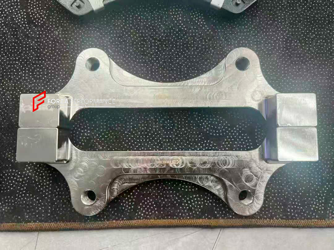 CARBON CERAMIC FRONT BIG BRAKE KIT for TESLA MODEL 3 PERFORMANCE 2024+

Forza Performance Group offers various types of big brake kits, all types of aftermarket brake calipers, as well as genuine original brands of all types, such as AP Racing, Brembo, Akebono, AMG, M Performance, Audi, Porsche, Lamborghini, Toyota TRD, etc.

Material: Carbon Ceramic

Current set includes:

2x Authentic AP Racing CP9572 6 Pot Front Brake Calipers
2x Front Brake Discs 380 mm

2x Brake Caliper Adapters
2x Authentic Pagid Stre