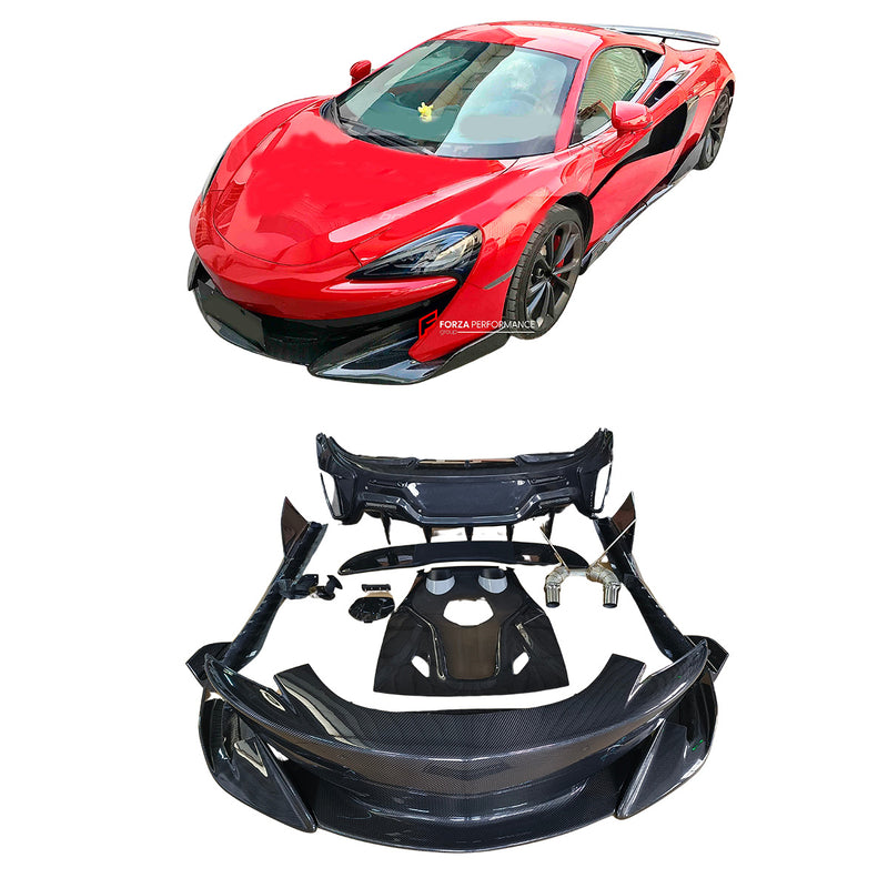 CONVERSION UPGRADE DRY CARBON BODY KIT for MCLAREN 570S 540C upgrade to 600LT