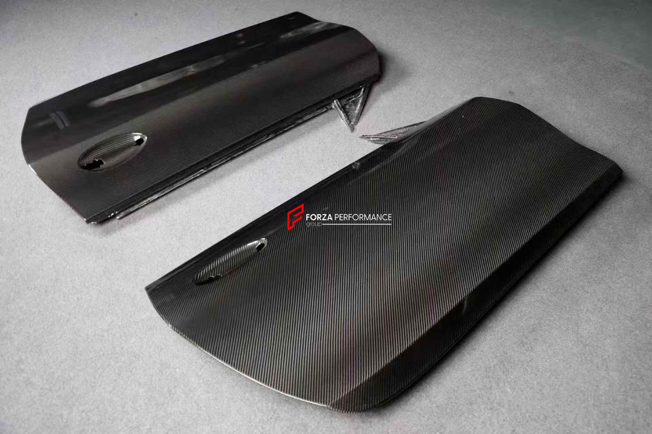 DRY CARBON DOORS REPLACEMENT for BMW M4 G82
Set includes:
Front Doors
Material: Carbon Fiber
NOTE: Professional installation is required.