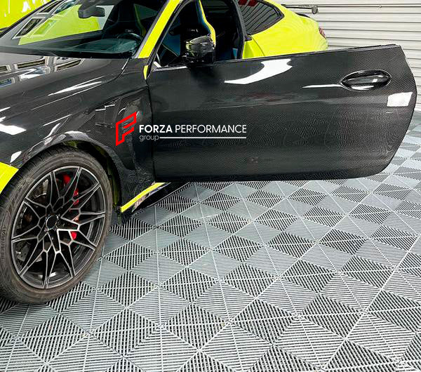 DRY CARBON DOORS REPLACEMENT for BMW M4 G82

Set includes:

Front Doors


Material: Carbon Fiber

NOTE: Professional installation is required.

Contact us for pricing