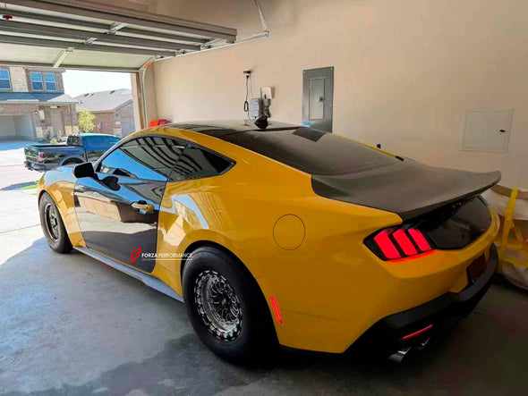 CARBON DOORS for FORD MUSTANG S650 2024+

Set includes:

Doors

Material: Carbon Fiber

NOTE: Professional installation is required
