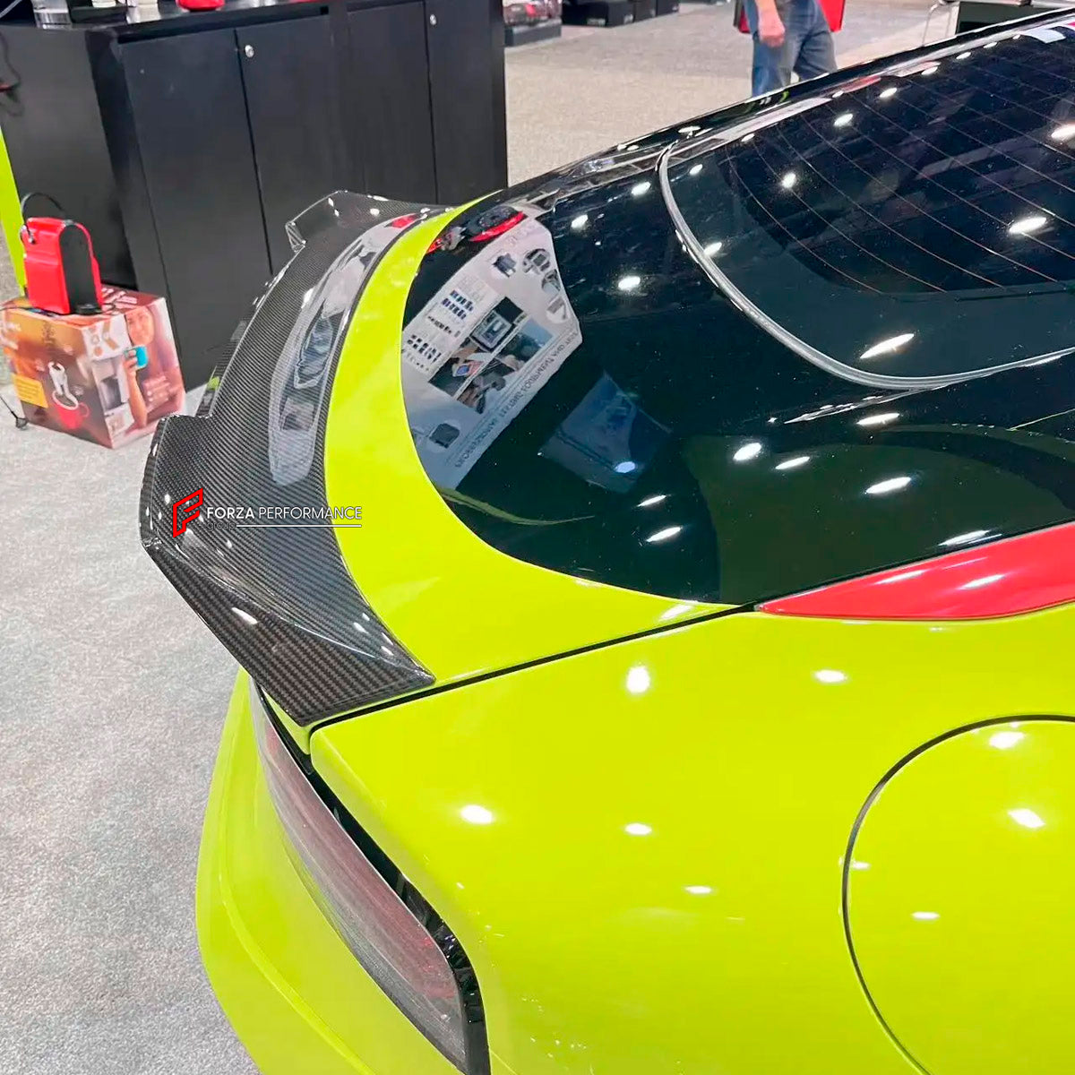 CARBON Ducktail Spoiler for Nissan Z 400Z 2022+
Set includes:

Ducktail Spoiler
Material: Carbon

NOTE: Professional installation is required.