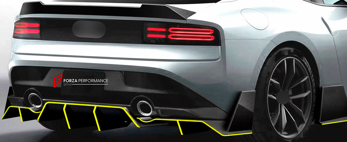 CARBON Ducktail Spoiler for Nissan Z 400Z 2022+
Set includes:

Ducktail Spoiler
Material: Carbon

NOTE: Professional installation is required.