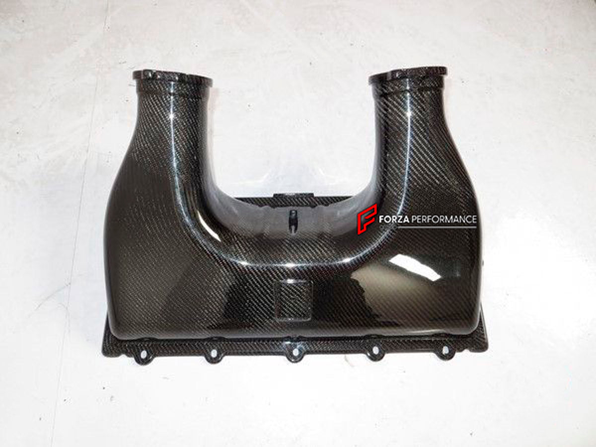 Carbon Engine Airbox Intake for Ferrari 458 Italia INC018A
Set includes:

Engine Air Intake Cover
Material: Carbon

NOTE: Professional installation is required.