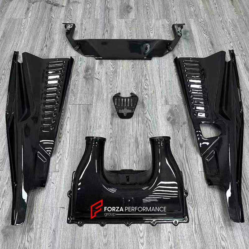 CARBON ENGINE BAY COVER PANELS for FERRARI 458 2009 - 2015