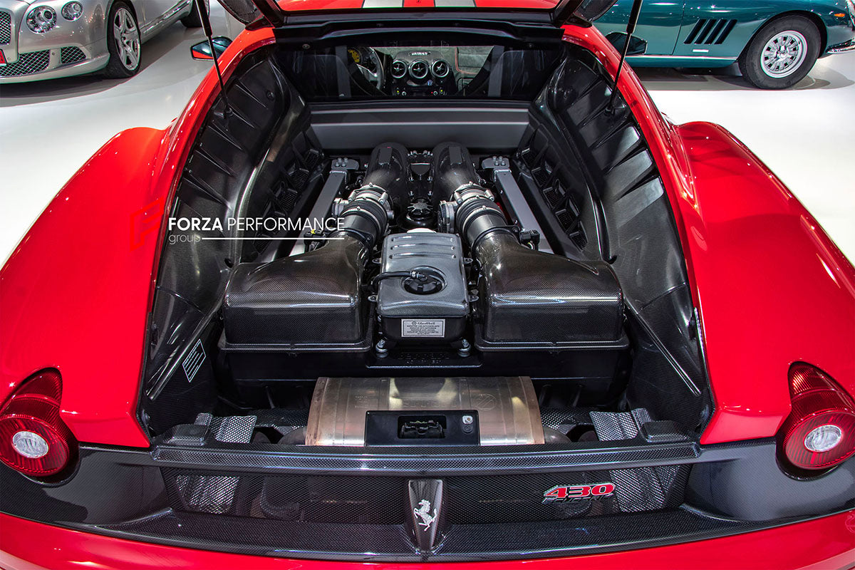 CARBON ENGINE BAY PANELS for FERRARI F430 2004 - 2009


Set includes:
Engine Bay Panels

Material: Carbon Fiber