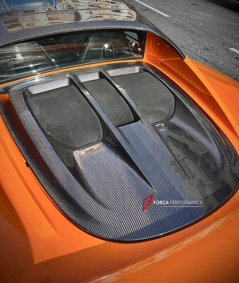 CARBON ENGINE COVER for LOTUS ELISE II FACELIFT 2011 - 2021

Set Include:

Carbon Engine Cover
Material: Carbon

Note: Professional installation is required.