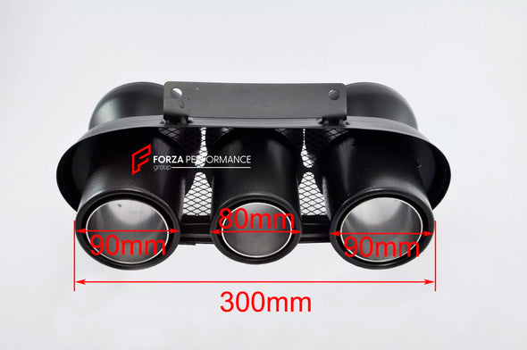 CARBON EXHAUST TIPS for FERRARI 458 2009 - 2015

Set includes:

Exhaust tips

Material: Real carbon fiber

NOTE: Professional installation is required.

CONTACT US FOR PRICING