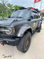 CARBON FENDER ARCHES for FORD BRONCO VI U725 4 DOOR 2021+ Forza Performance Custom fit
Set includes:

Front Fender Arches
Rear Fender Arches
Rear Fender Arch Extension Trims
Material: Carbon (Can be made in Diagonal Twill or Forged Pattern)

NOTE: Professional installation is required.