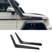 CARBON FIBER AIR INTAKE SNORKELS for MERCEDES BENZ G CLASS W463 G500 G550 G55 G63 G65 2004 - 2018 FORZA PERFORMANCE Custom Fit
Set includes:

Air Intake Snorkels
Material: Carbon Fiber

NOTE: Professional installation is required.

Why “Contact Us for Pricing”?
We don’t display fixed prices because our goal is to offer you the most competitive deal possible. Product costs often decrease over time, and by requesting a quote, you’ll receive our most up-to-date price on market.

SECURED PAYMENT METHODS
PayPal 