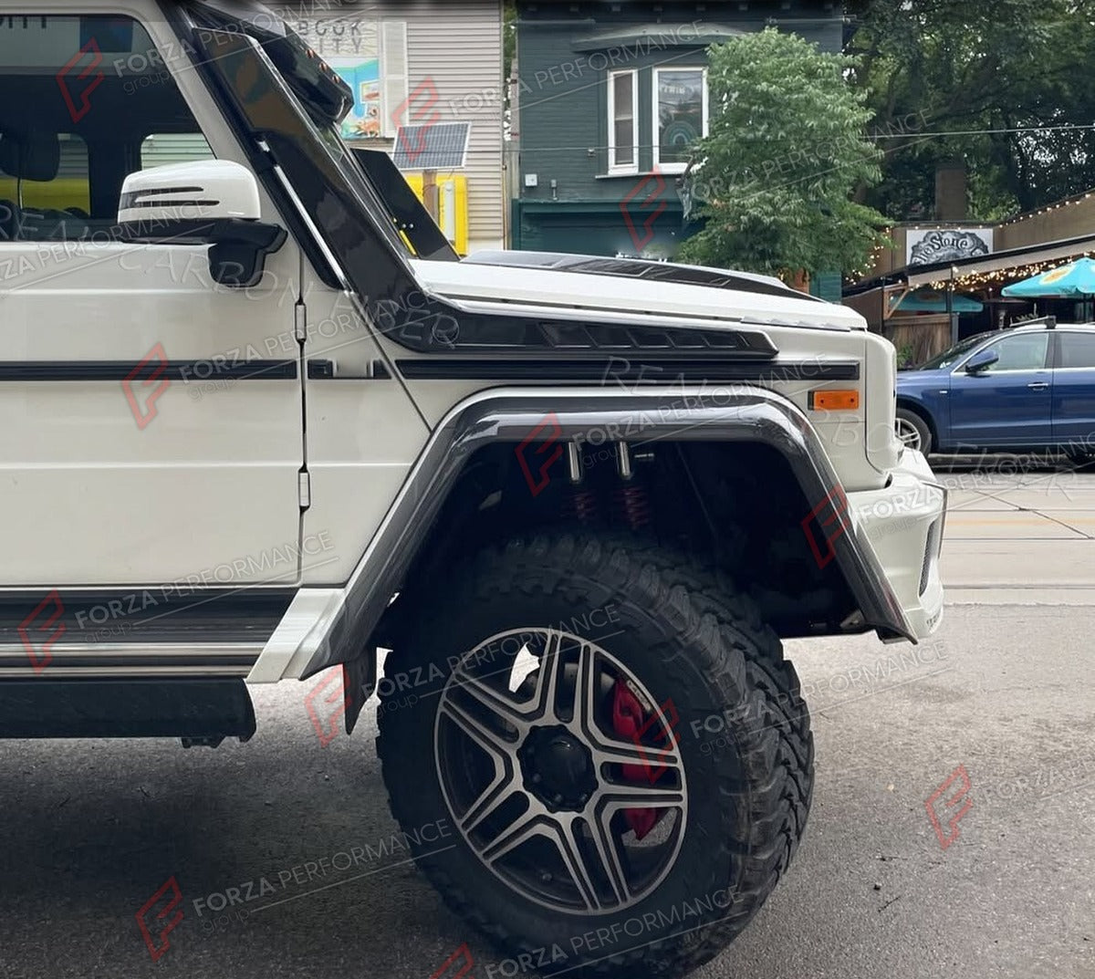 CARBON FIBER AIR INTAKE SNORKELS for MERCEDES BENZ G CLASS W463 G500 G550 G55 G63 G65 2004 - 2018 FORZA PERFORMANCE Custom Fit
Set includes:

Air Intake Snorkels
Material: Carbon Fiber

NOTE: Professional installation is required.

Why “Contact Us for Pricing”?
We don’t display fixed prices because our goal is to offer you the most competitive deal possible. Product costs often decrease over time, and by requesting a quote, you’ll receive our most up-to-date price on market.

SECURED PAYMENT METHODS
PayPal 