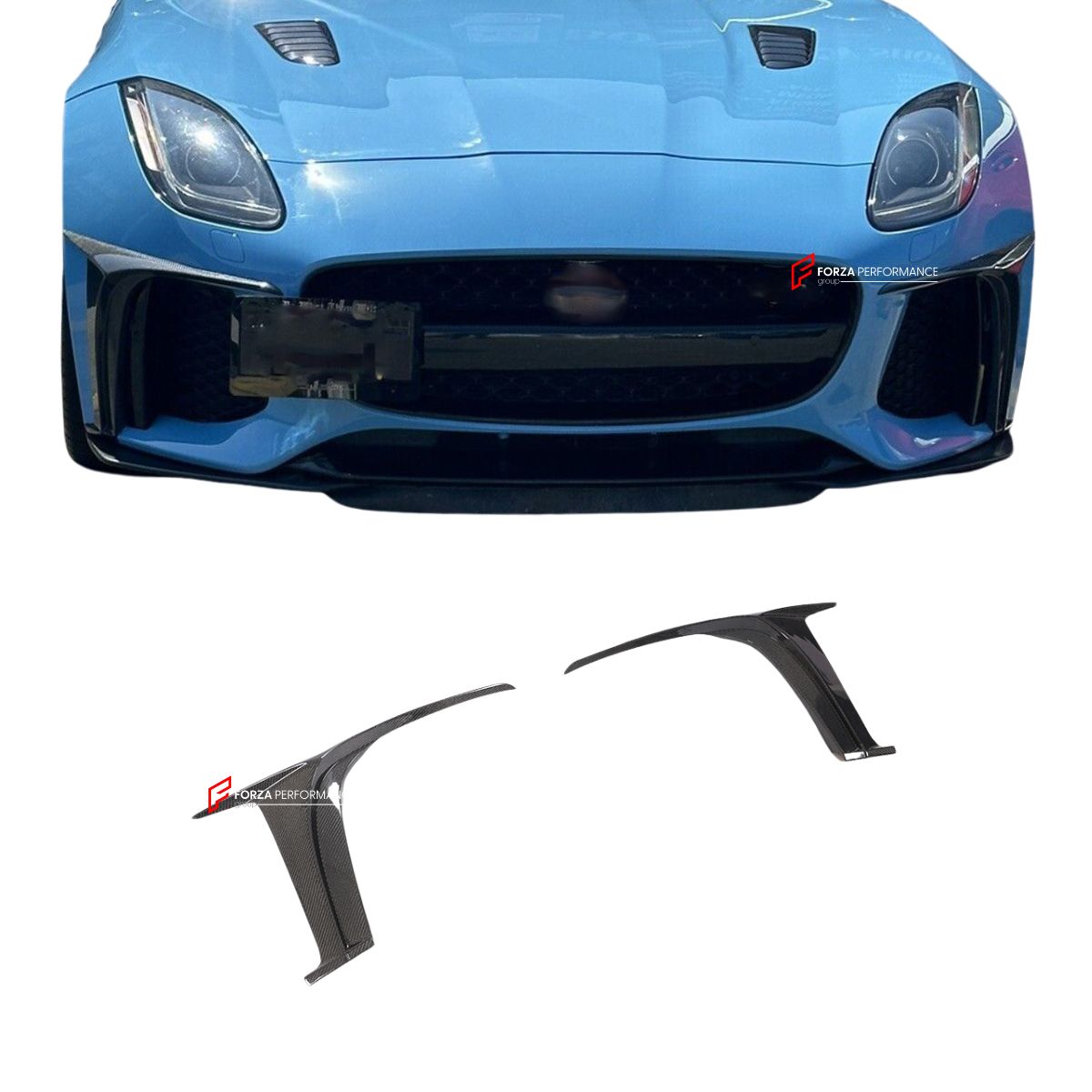 CARBON FIBER AIR VENT COVERS for JAGUAR F TYPE SVR 2016 - 2019 FORZA PERFORMANCE Custom Fit
Set includes:

Air Vent Covers
Material: Carbon Fiber

NOTE: Professional installation is required.

Why “Contact Us for Pricing”?
We don’t display fixed prices because our goal is to offer you the most competitive deal possible. Product costs often decrease over time, and by requesting a quote, you’ll receive our most up-to-date price on market.

SECURED PAYMENT METHODS
PayPal (+4.4% fee)
Visa / Mastercard / America