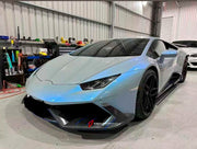 CARBON FIBER BODY KIT for LAMBORGHINI HURACAN LP610-4 LP580-2 2013 - 2016

Set includes:
Front Lip
Front Bumper Trims
Side Skirts
Rear Spoiler
Rear Diffuser

Material: Carbon Fiber

Note: Professional installation is required