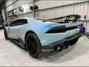 CARBON FIBER BODY KIT for LAMBORGHINI HURACAN LP610-4 LP580-2 2013 - 2016

Set includes:
Front Lip
Front Bumper Trims
Side Skirts
Rear Spoiler
Rear Diffuser

Material: Carbon Fiber

Note: Professional installation is required