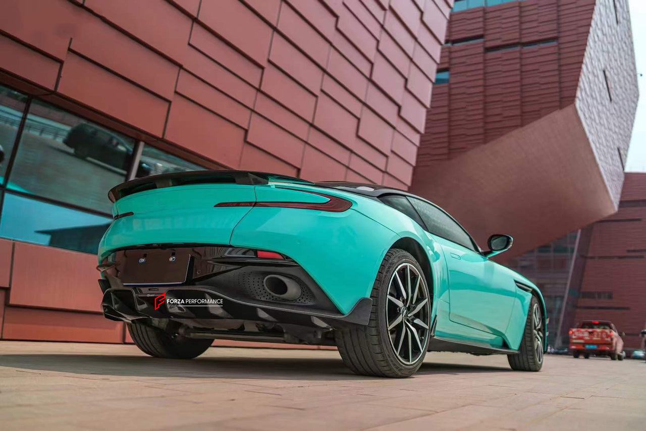 CARBON BODY KIT for ASTON MARTIN DB11 2016 - 2023  Set includes:  Front Lip Front Canards Side Skirts  Rear Diffuser Rear Spoiler