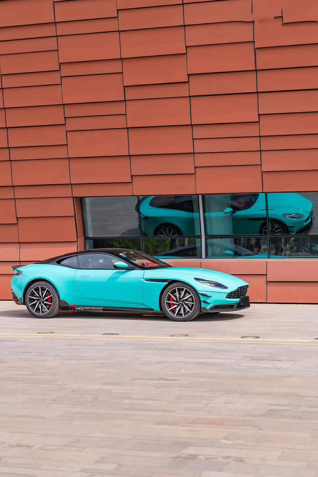 CARBON BODY KIT for ASTON MARTIN DB11 2016 - 2023  Set includes:  Front Lip Front Canards Side Skirts  Rear Diffuser Rear Spoiler