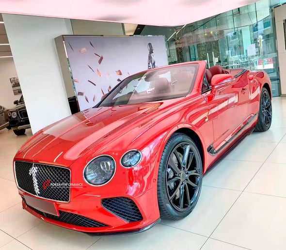 CARBON BODY KIT for BENTLEY CONTINENTAL GT 2018 - 2020    Set includes:  Front Lip Rear Lip Side Skirts Rear Diffuser Rear Spoiler