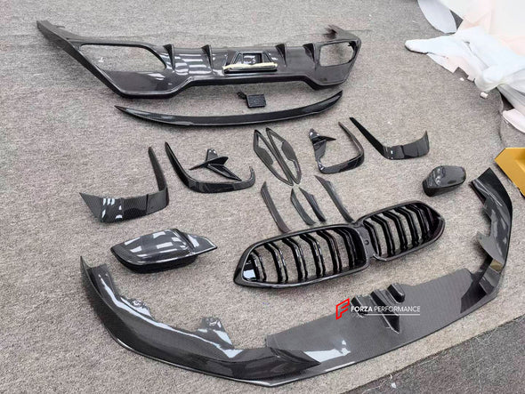 CARBON FIBER BODY KIT FOR BMW 8 SERIES G14 G15 G16 2018+ WITH M-PACKAGE

Set includes:


Front Lip

Eyebrows Front The Front Bumper
Front Grille
Mirror Covers
Side Skirts
Rear Spoiler
Rear Diffuser
Exhaust Tips

Material: Real Carbon Fiber

NOTE:&nbsp;Professional installation is required. Fits only with M-Package

Payment ►
Visa
Mastercard
PayPal with a credit card (add 4.4% at checkout)
Payoneer
Cryptocurrency
Shipment ►
By express DHL/UPS/TNT/FedEx
To the local international airport
Special line by air
S