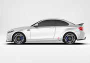 CARBON FIBER BODY KIT for BMW M2 F87 2016 - 2020
Set includes:

Front Lip
Side Skirts
Rear Side Splitters
Rear Diffuser
Material: Carbon Fiber

NOTE: Professional installation is required.