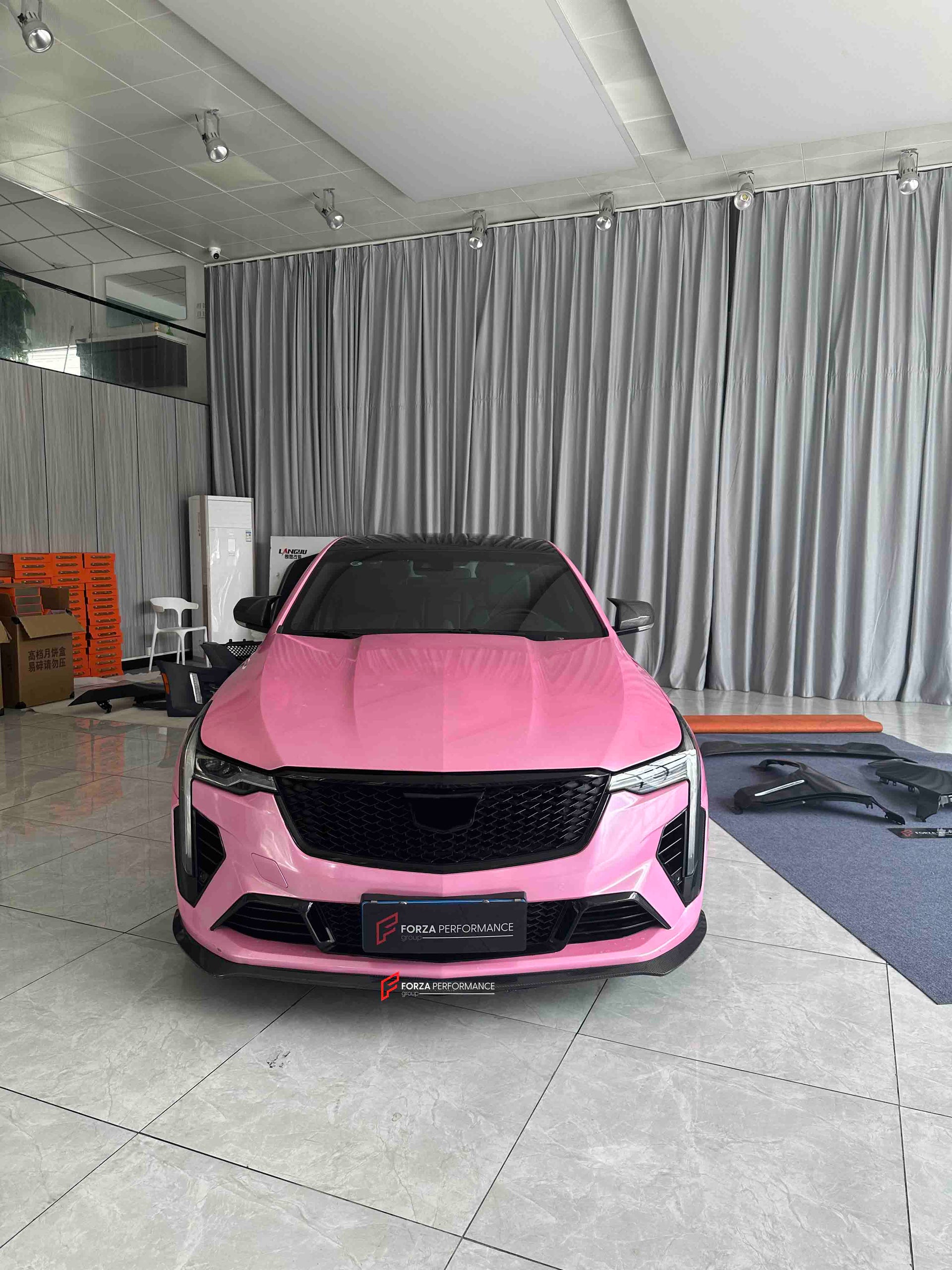 CARBON FIBER BODY KIT FOR CADILLACR CT4 UPGRADE TO BLACKWING V