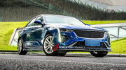 CARBON FIBER BODY KIT FOR CADILLAC CT4 2020+  Set includes:    Front Lip Front Hood/Bonet Side Skirts Rear Diffuser Rear Spoiler