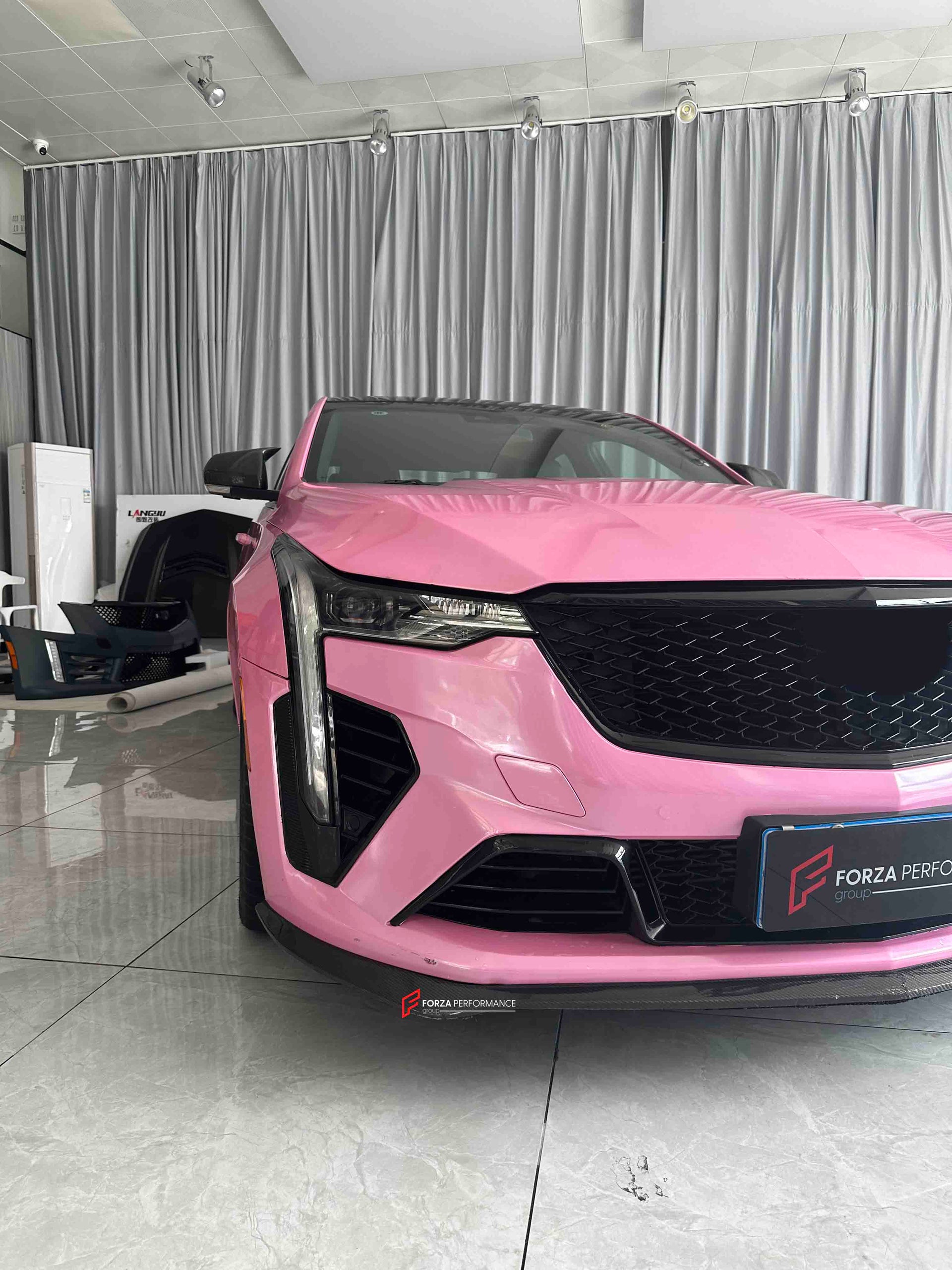 CARBON FIBER BODY KIT FOR CADILLACR CT4 UPGRADE TO BLACKWING V
