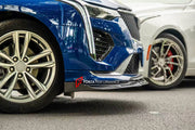 CARBON FIBER BODY KIT FOR CADILLAC CT4 2020+  Set includes:    Front Lip Front Hood/Bonet Side Skirts Rear Diffuser Rear Spoiler