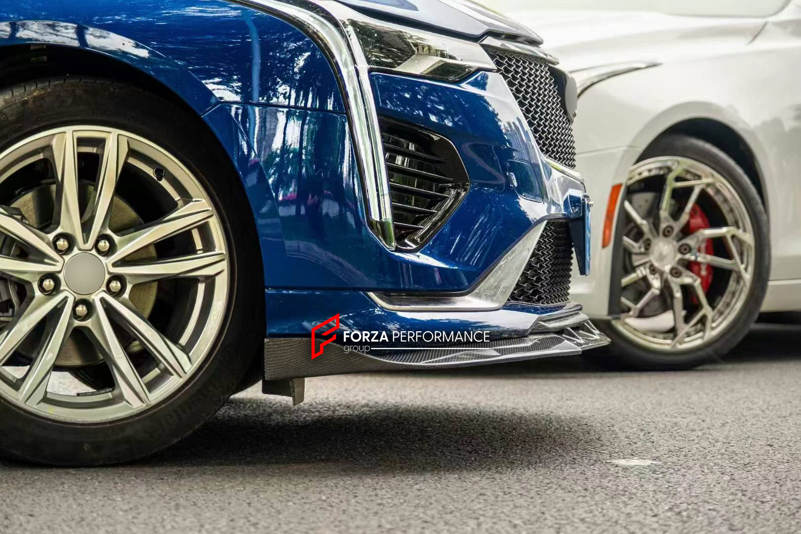 CARBON FIBER BODY KIT FOR CADILLAC CT4 2020+  Set includes:    Front Lip Front Hood/Bonet Side Skirts Rear Diffuser Rear Spoiler