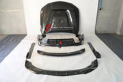 CARBON FIBER BODY KIT FOR CADILLAC CT4 2020+  Set includes:    Front Lip Front Hood/Bonet Side Skirts Rear Diffuser Rear Spoiler