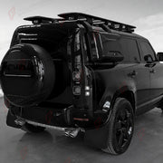 CARBON FIBER BODY KIT for LAND ROVER DEFENDER 90 110 130 L663 2020+
Set includes:

Front Grille Trim
Front Bumper
Front Bumper Under Grille
Front Bumper Fog Light Covers
Rear Bumper Brackets
Rear Tow Cover Plate
Rear Bumper
Material: Carbon Fiber

NOTE: Professional installation is required.