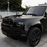 CARBON FIBER BODY KIT for LAND ROVER DEFENDER 90 110 130 L663 2020+
Set includes:

Front Grille Trim
Front Bumper
Front Bumper Under Grille
Front Bumper Fog Light Covers
Rear Bumper Brackets
Rear Tow Cover Plate
Rear Bumper
Material: Carbon Fiber

NOTE: Professional installation is required.