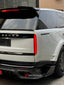 CARBON BODY KIT for LAND ROVER RANGE ROVER L460 EXECUTIVE EDITION 2023+  Set includes:  Front Lip Front Hood Front Grille Side Mirror Covers  Side Air Vents Side Skirts Wheel Arch Liners Rear Roof Spoiler Rear Trunk Spoiler Rear Diffuser