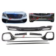 CARBON FIBER BODY KIT for MERCEDES BENZ S CLASS W222 S63 S65 2017 - 2018 FORZA PERFORMANCE Custom Fit
Set includes:

Front Bumper Air Intake Trim
Rear Diffuser
Side Skirts
Material: Carbon Fiber

NOTE: Professional installation is required.

Why “Contact Us for Pricing”?
We don’t display fixed prices because our goal is to offer you the most competitive deal possible. Product costs often decrease over time, and by requesting a quote, you’ll receive our most up-to-date price on market.

SECURED PAYMENT METHO