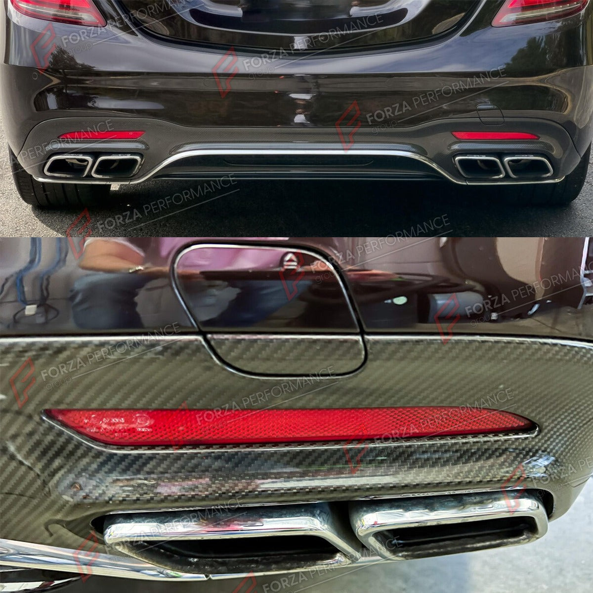 CARBON FIBER BODY KIT for MERCEDES BENZ S CLASS W222 S63 S65 2017 - 2018 FORZA PERFORMANCE Custom Fit
Set includes:

Front Bumper Air Intake Trim
Rear Diffuser
Side Skirts
Material: Carbon Fiber

NOTE: Professional installation is required.

Why “Contact Us for Pricing”?
We don’t display fixed prices because our goal is to offer you the most competitive deal possible. Product costs often decrease over time, and by requesting a quote, you’ll receive our most up-to-date price on market.

SECURED PAYMENT METHO