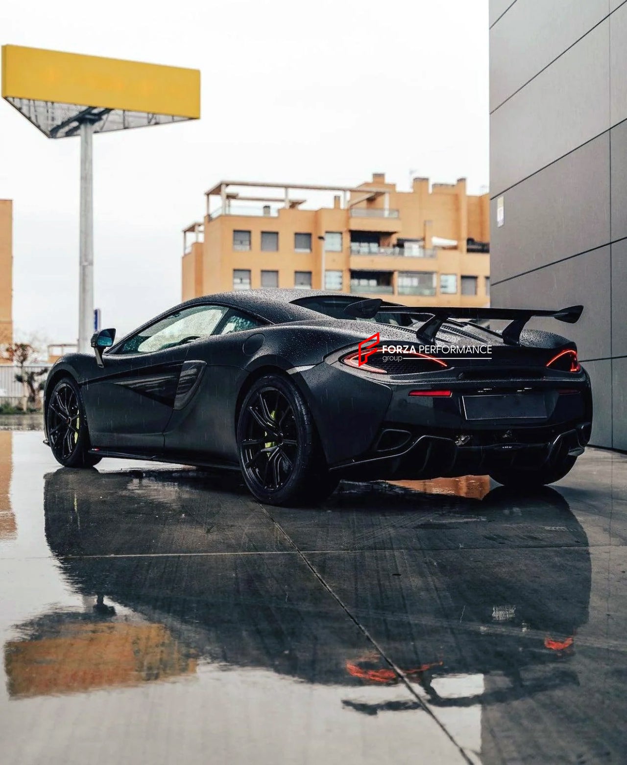 CARBON REAR WING SPOILER for MCLAREN 540C 570S 570GT