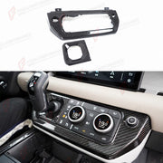 CARBON FIBER CENTER CONSOLE COVER for LAND ROVER DEFENDER 90 110 130 L663 2020+
Set includes:

Center Console Cover
Material: Carbon Fiber

NOTE: Professional installation is required.