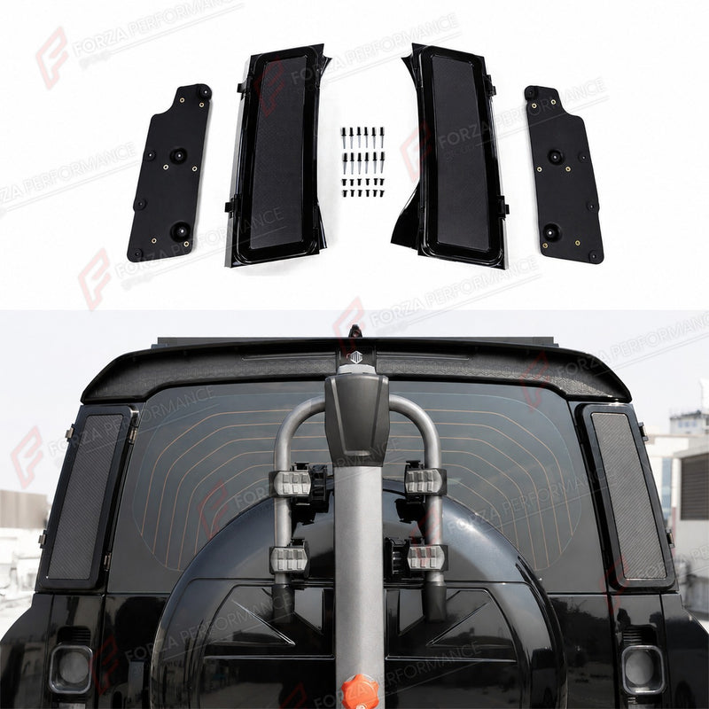 CARBON FIBER D PILLAR STORAGE BOX for LAND ROVER DEFENDER 90 110 L663 2020+