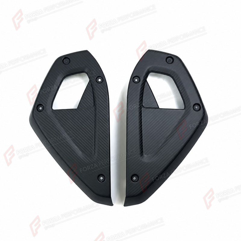 CARBON FIBER DASHBOARD SIDE VENT TRIM for LAND ROVER DEFENDER 90 110 130 L663 2020+