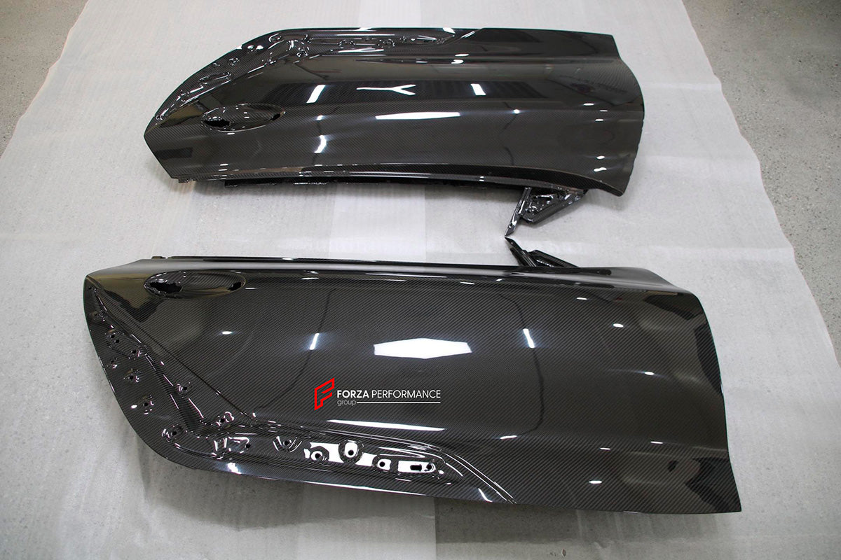 CARBON FIBER DOORS for TOYOTA SUPRA A90 2018+
Set include:
Right Door
Left Door
Material: Carbon Fiber
Note: Professional installation is required
CONTACT US FOR PRICING