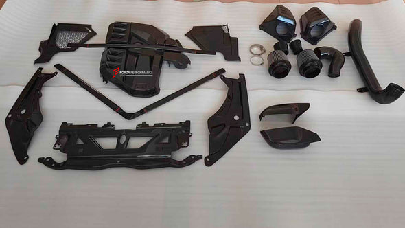 CARBON FIBER ENGINE COVER KIT for BMW G8X M2 M3 M4 2020+

Set includes:

Engine Cover
Intake
Strut Brace / Bar

Material: Carbon Fiber
