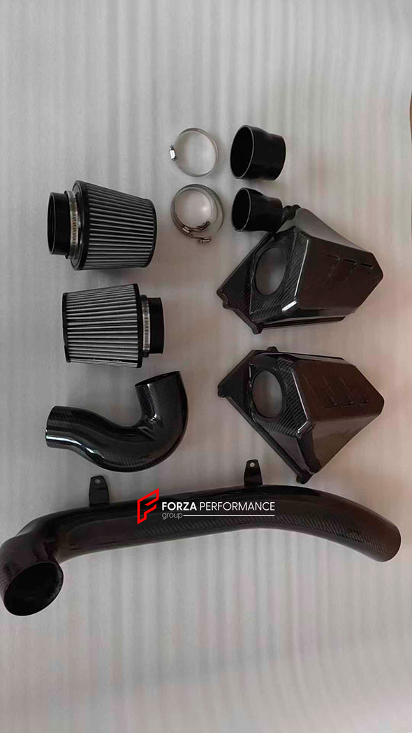 CARBON FIBER ENGINE COVER KIT for BMW G8X M2 M3 M4 2020+

Set includes:

Engine Cover
Intake
Strut Brace / Bar

Material: Carbon Fiber