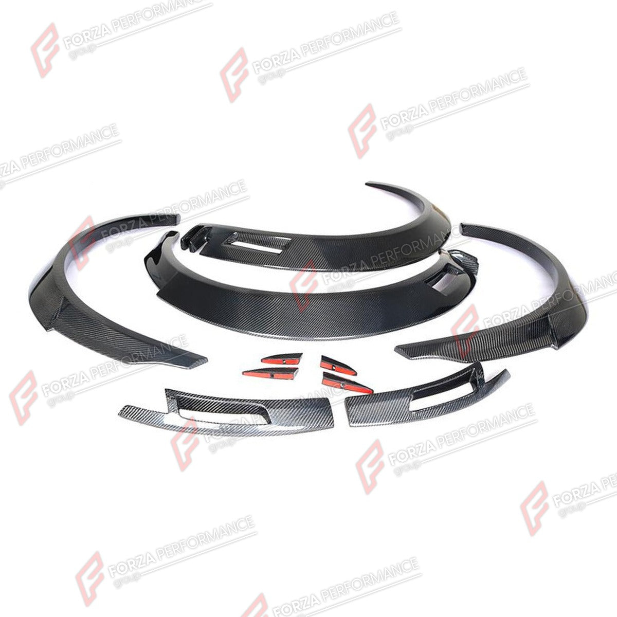 CARBON FIBER FENDER FLARES for CHEVROLET CAMARO 2016 - 2019 FORZA PERFORMANCE Custom Fit
Set includes:

Fender Flares
Material: Carbon Fiber

NOTE: Professional installation is required.

Why “Contact Us for Pricing”?
We don’t display fixed prices because our goal is to offer you the most competitive deal possible. Product costs often decrease over time, and by requesting a quote, you’ll receive our most up-to-date price on market.

SECURED PAYMENT METHODS
PayPal (+4.4% fee)
Visa / Mastercard / American Exp