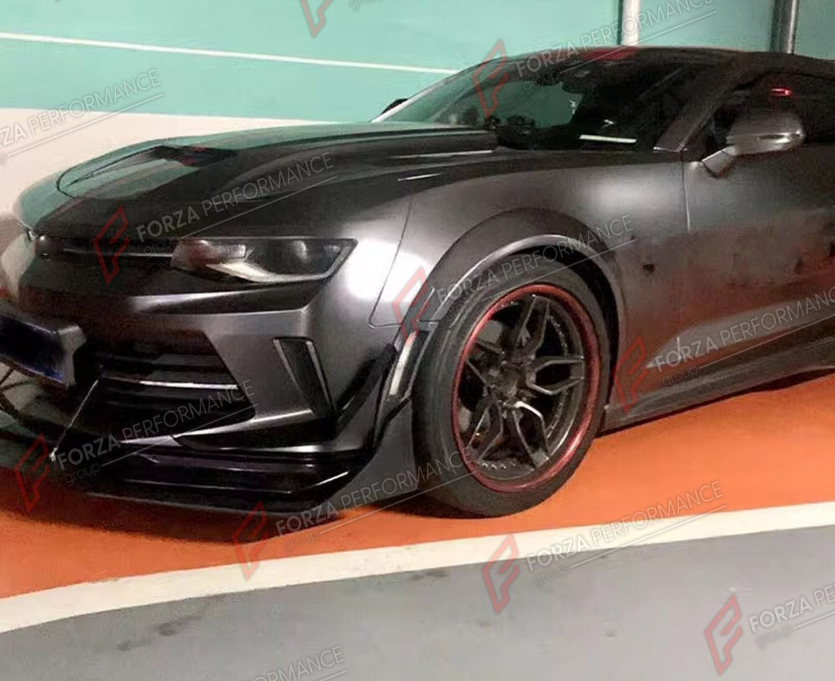 CARBON FIBER FENDER FLARES for CHEVROLET CAMARO 2016 - 2019 FORZA PERFORMANCE Custom Fit
Set includes:

Fender Flares
Material: Carbon Fiber

NOTE: Professional installation is required.

Why “Contact Us for Pricing”?
We don’t display fixed prices because our goal is to offer you the most competitive deal possible. Product costs often decrease over time, and by requesting a quote, you’ll receive our most up-to-date price on market.

SECURED PAYMENT METHODS
PayPal (+4.4% fee)
Visa / Mastercard / American Exp