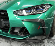 CARBON FIBER FRONT BUMPER CANARDS for BMW M3 G80 M4 G82 2020+


Set includes:
Canards

Material: Dry Carbon

Note: Professional installation is required