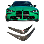 CARBON FIBER FRONT BUMPER CANARDS for BMW M3 G80 M4 G82 2020+


Set includes:
Canards

Material: Dry Carbon

Note: Professional installation is required